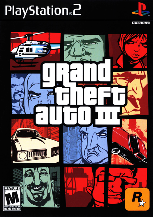 Grand Theft Auto III and Vice City box art
