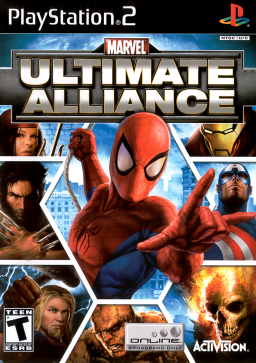 Marvel: Ultimate Alliance PlayStation 2 cover
