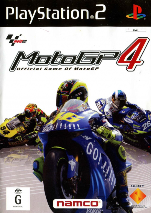 MotoGP 4 PlayStation 2 cover