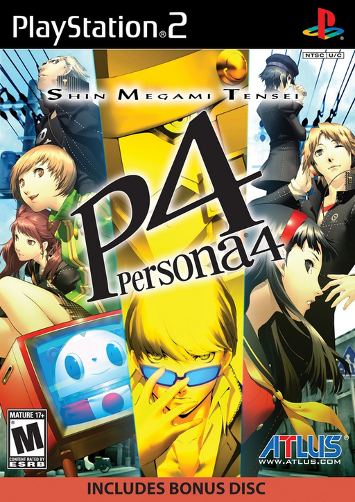 Persona 4 box art for PlayStation 2