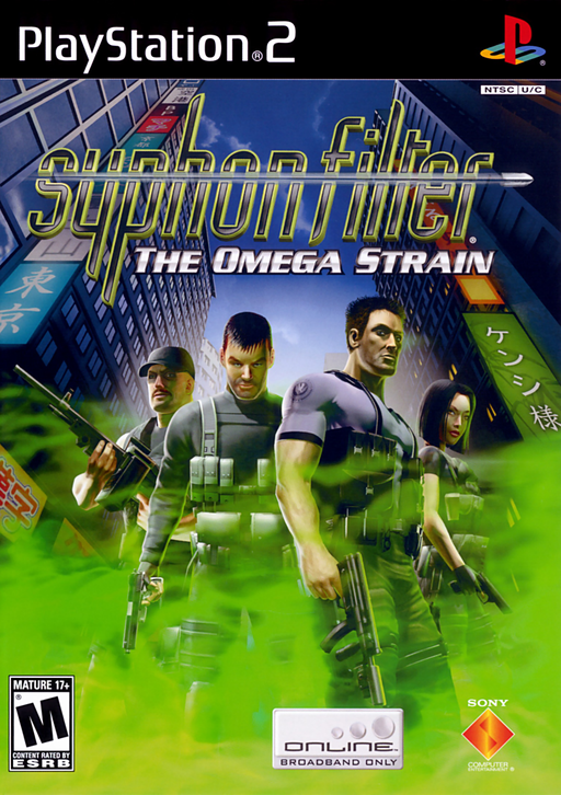 Syphon Filter: The Omega Strain box art for PlayStation 2