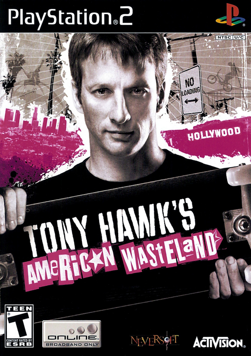 Tony Hawk's American Wasteland PlayStation 2 cover