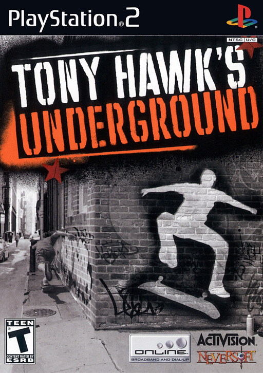 Tony Hawk's Underground PlayStation 2 cover