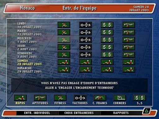 Alex Ferguson's Player Manager 2001