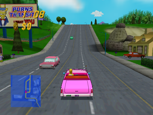 Simpsons, The - Road Rage