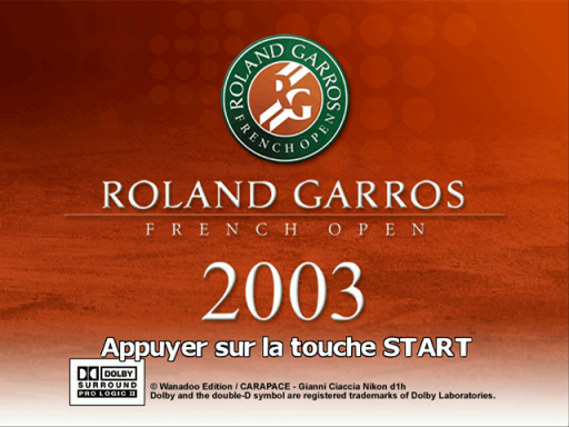 Roland Garros French Open 2003