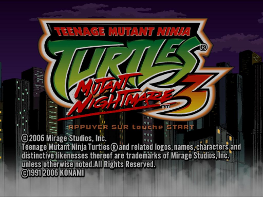 Teenage Mutant Ninja Turtles 3 - Mutant Nightmare