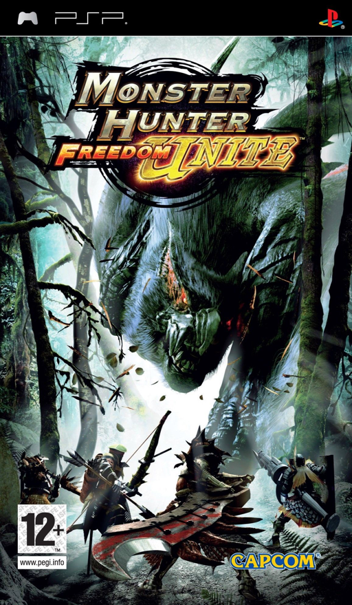 Monster Hunter Freedom Unite European PSP box art
