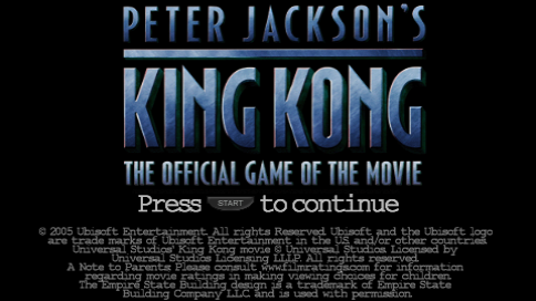 Peter Jackson's King Kong