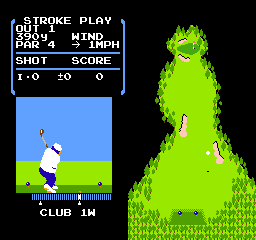 Golf ROM Gameplay Screenshot 1