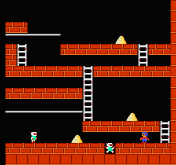 Lode Runner ROM Gameplay Screenshot 1