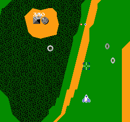 Xevious - The Avenger ROM Gameplay Screenshot 1