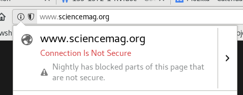 Science Magazine does not have HTTPS!