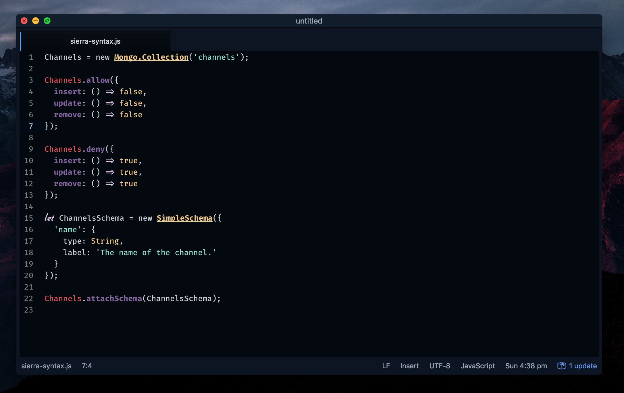 JavaScript screenshot