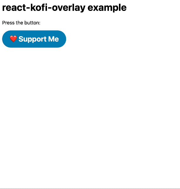 react-kofi-overlay example
