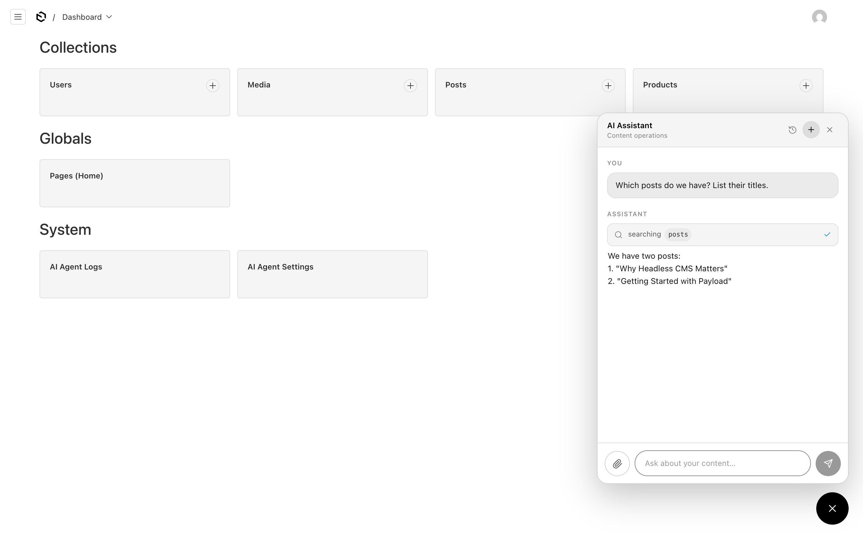 Chat widget answering a question