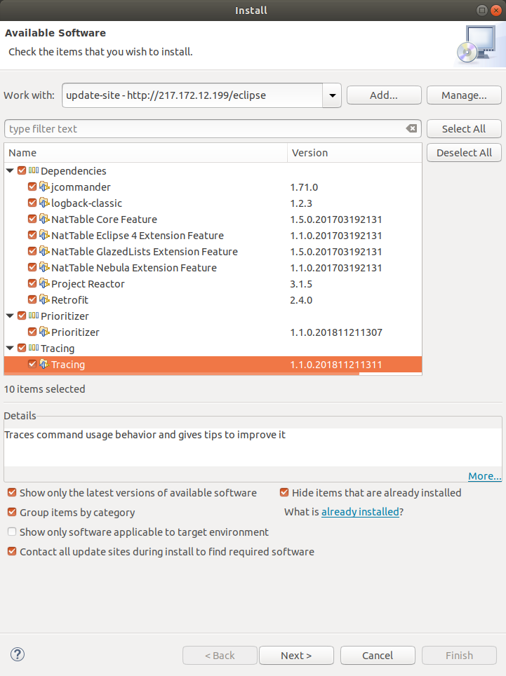 install eclipse plugins