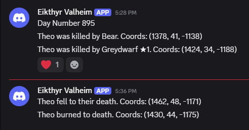 Deaths in Discord