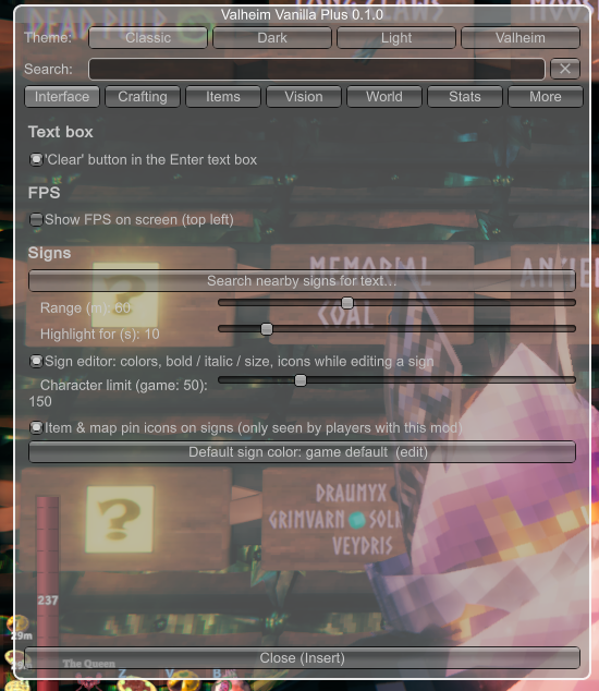 Classic theme