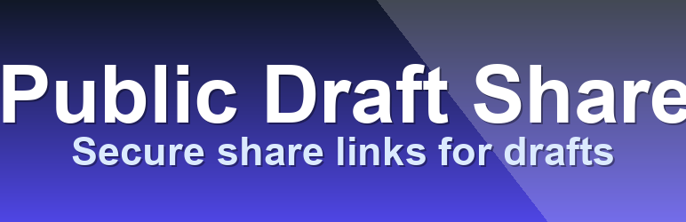 Public Draft Share banner