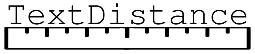 TextDistance logo