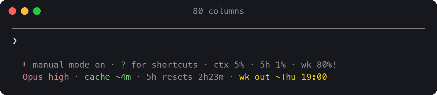 At 80 columns