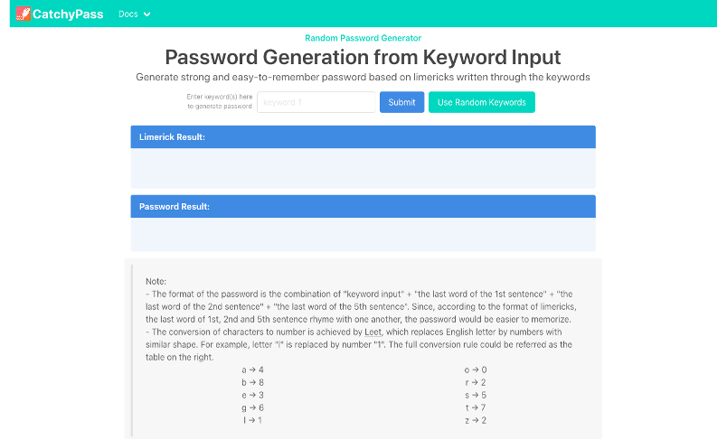 GitHub - snahvalabs/CatchyPass: CatchyPass is a random password ...