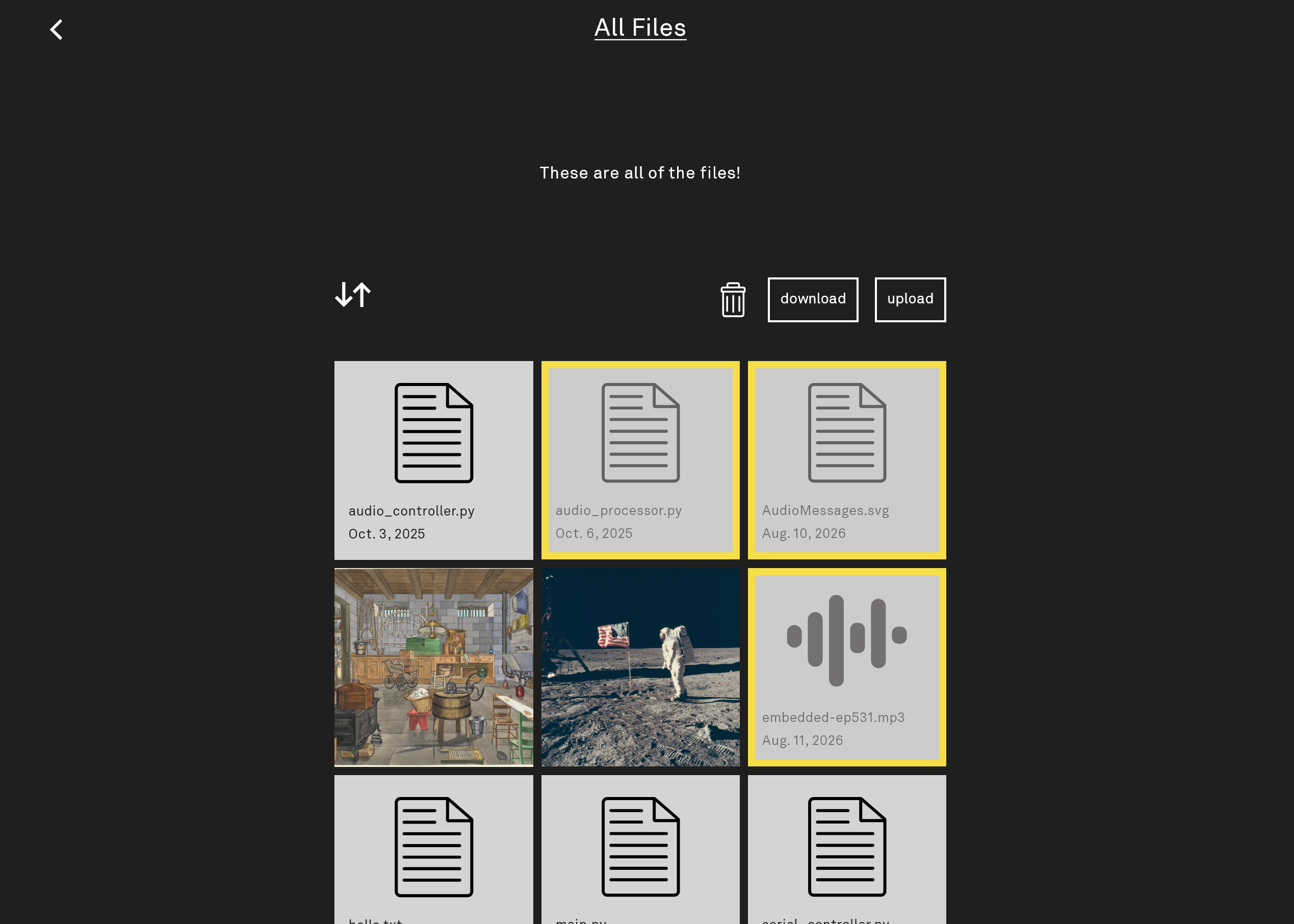 File browser template