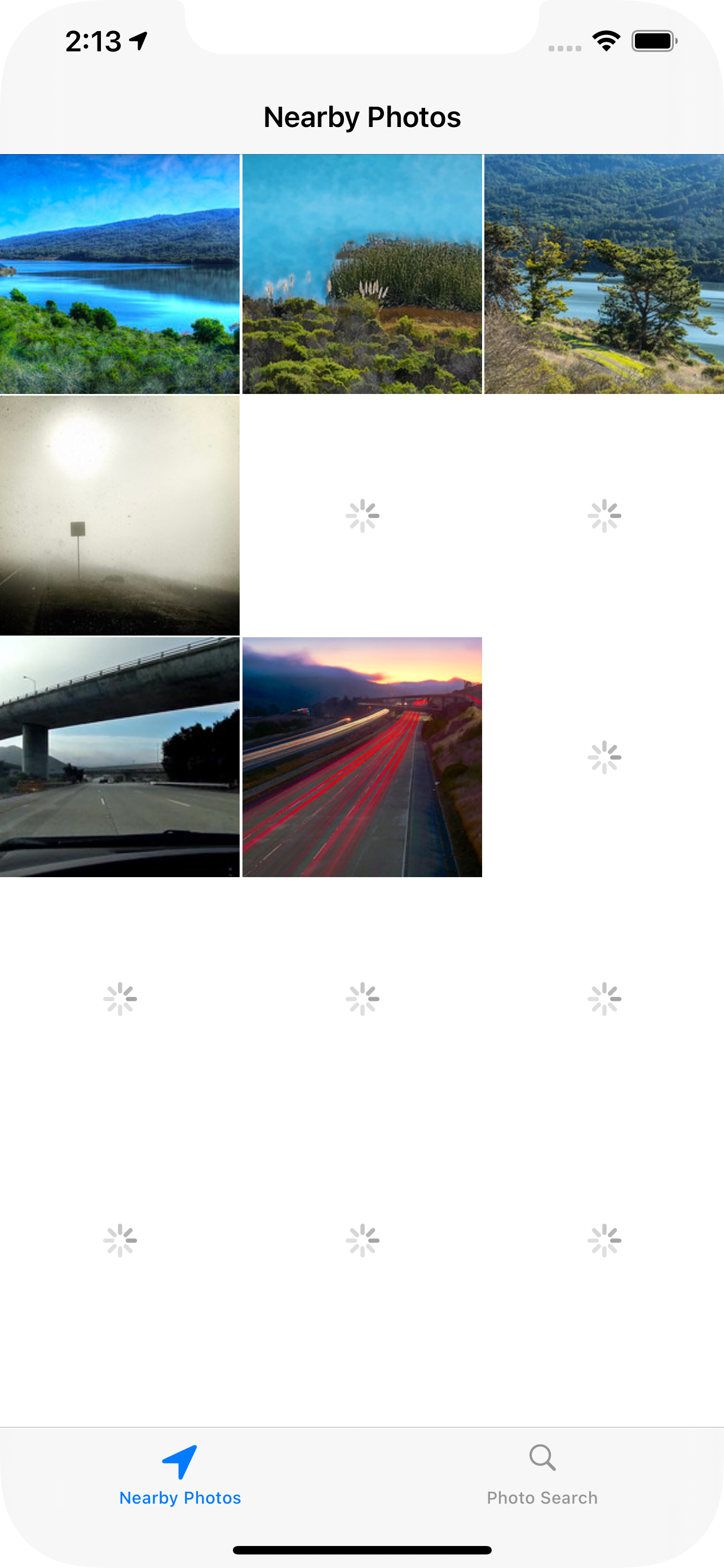 GitHub - lightrid/FlickrClient: Flickr - client for view nearby photos ...