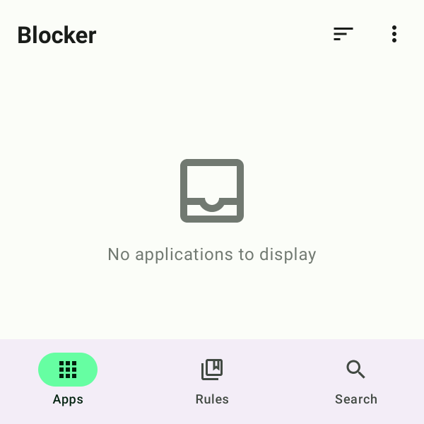 Blocker screenshot 1