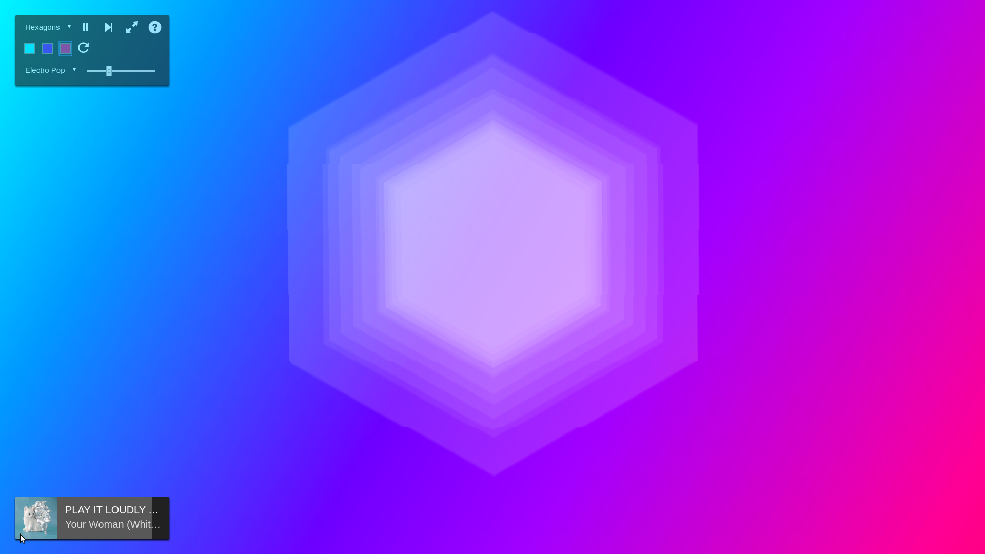 CSS Visualizer - Hexagon Mode