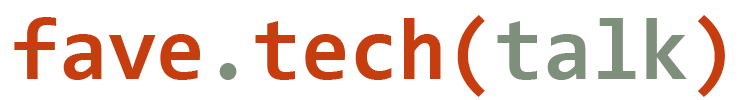 fave.tech(talk) logo