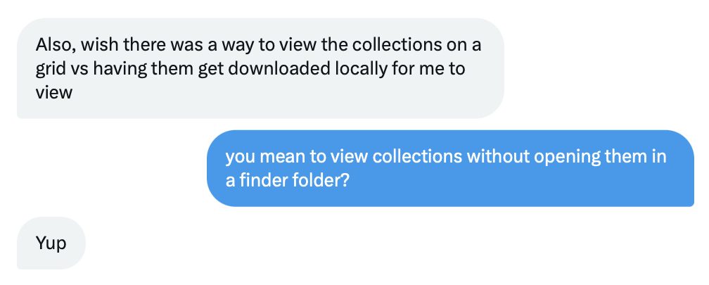 nft folder macos feedback