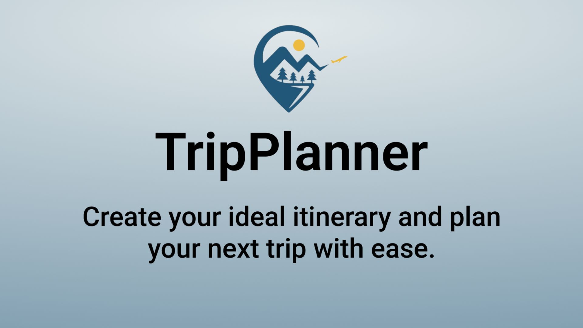 Trip Planner Website Image