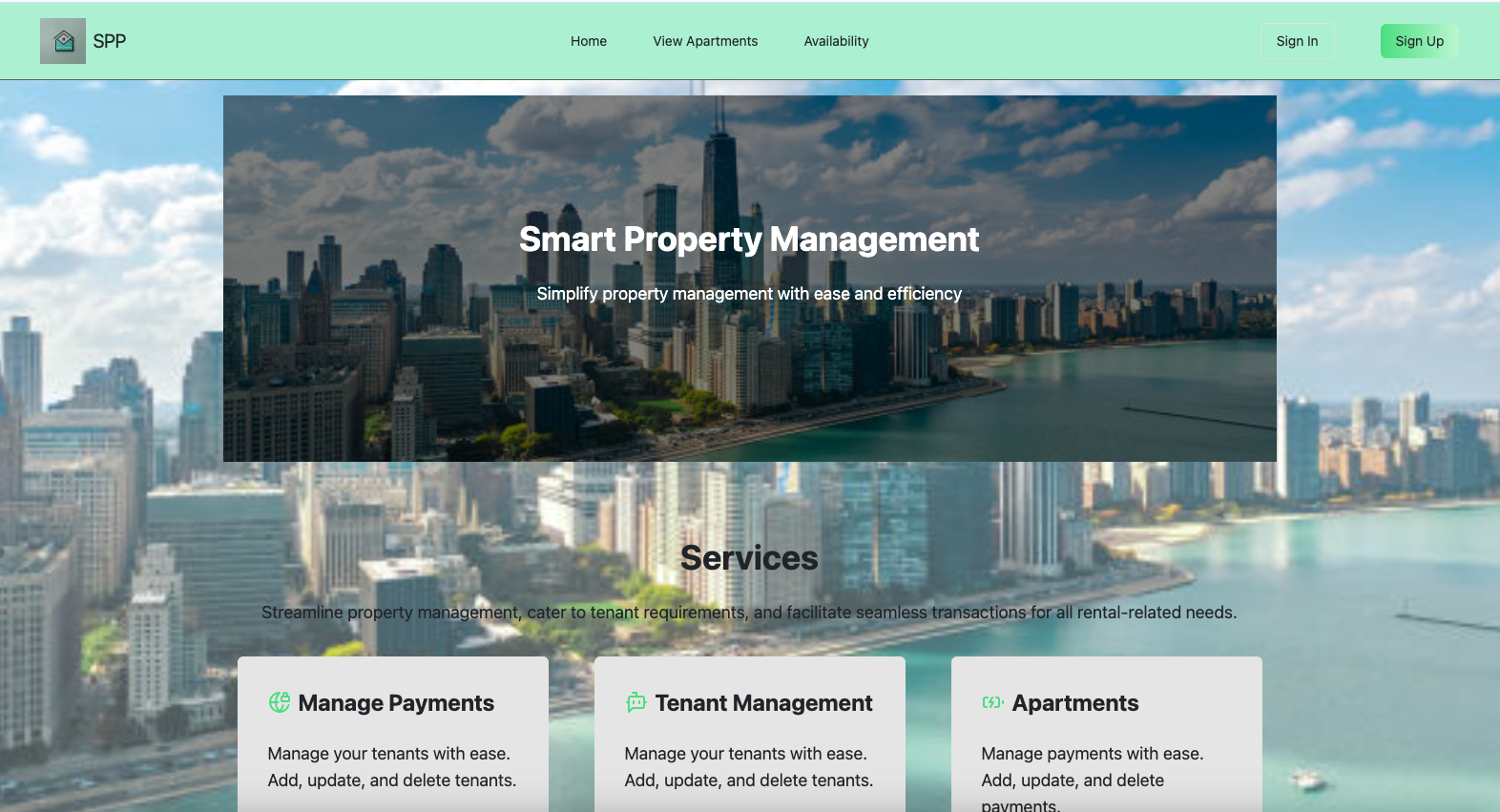 Property Management Website Image