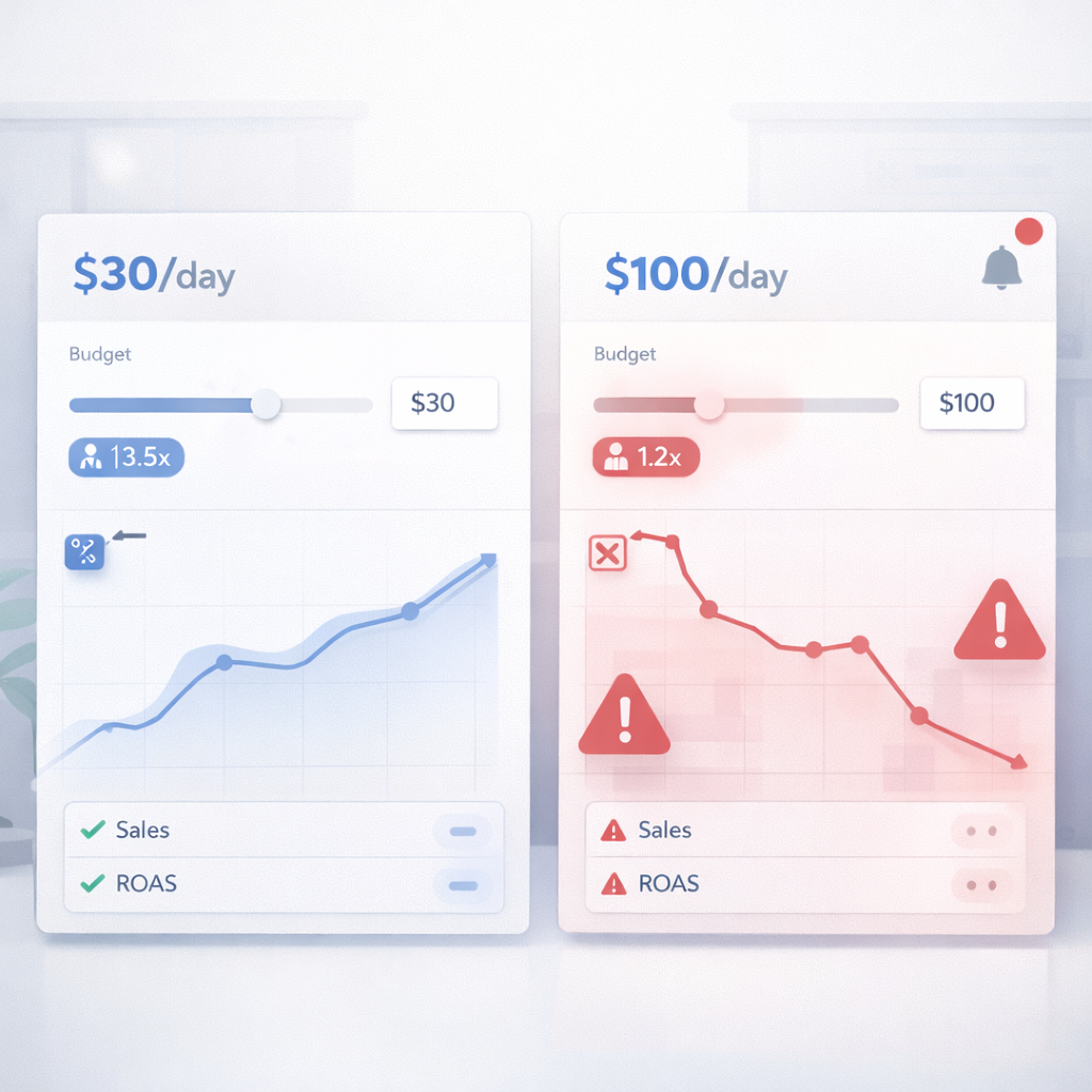Scaling breaks performance