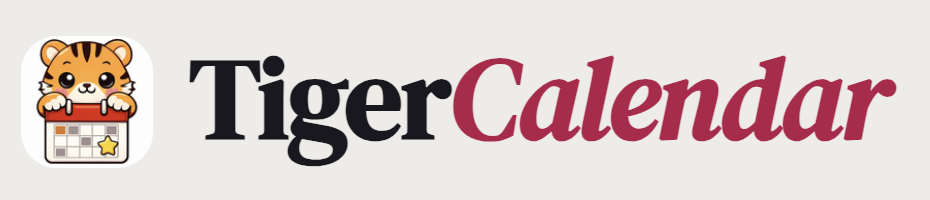 TigerCalendar Hero