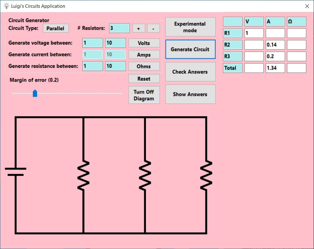 GitHub - lilweege/circuit-diagram-app: Generate parallel or series ...