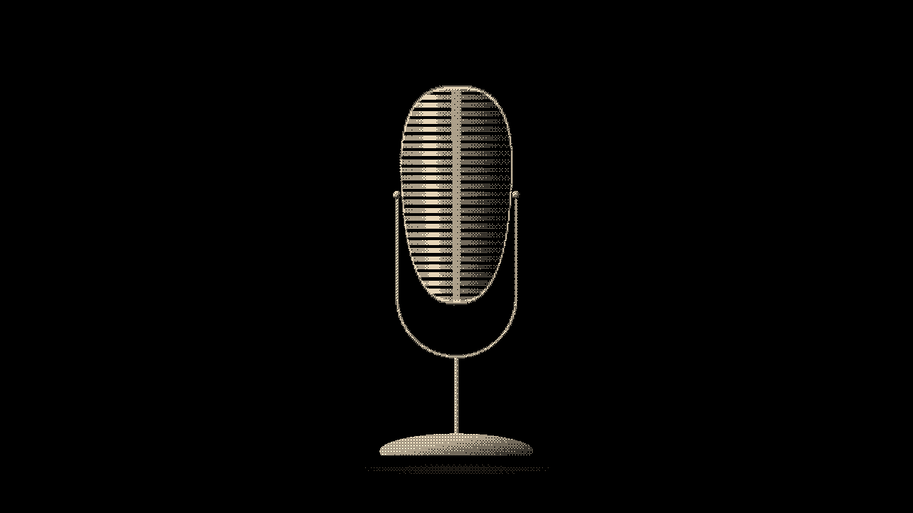Mic: Ribbed grille in a yoke