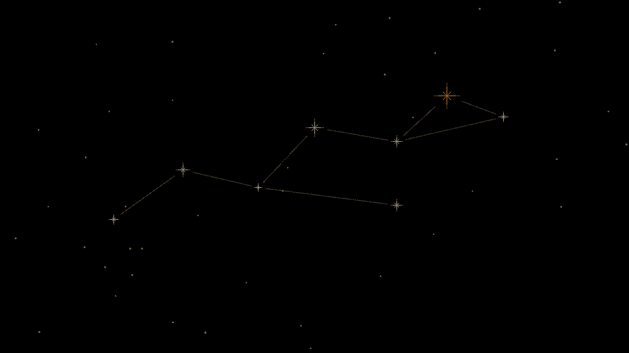 Constellation: Twinkles, one amber
