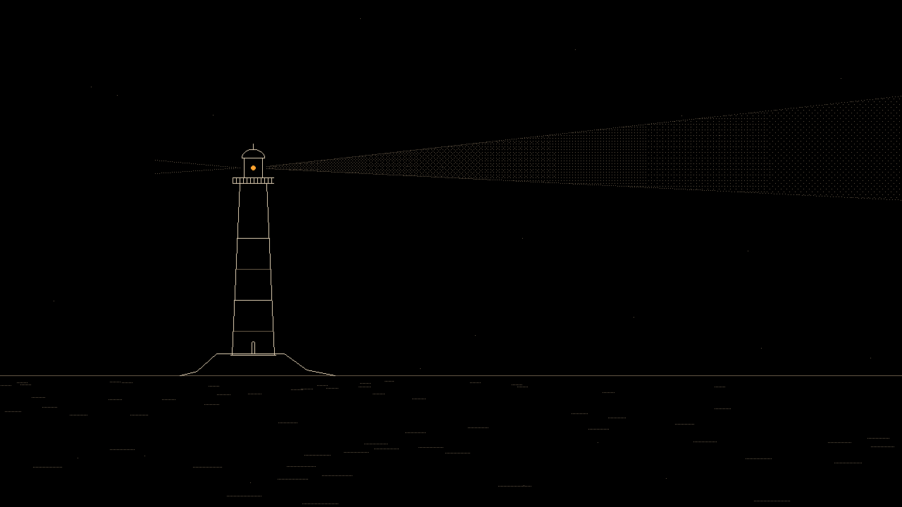 Lighthouse: Beam over the water