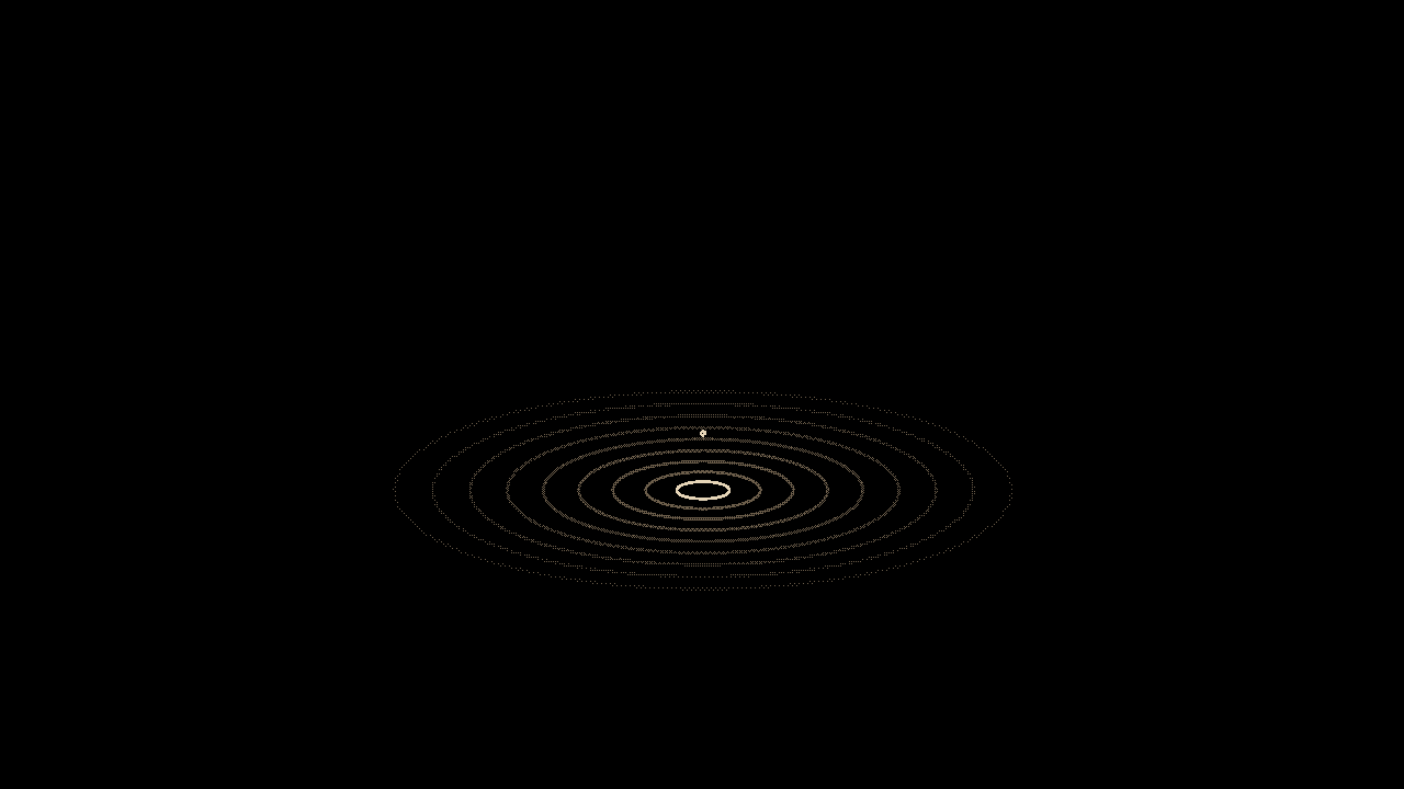 Ripple: One drop, rings fading