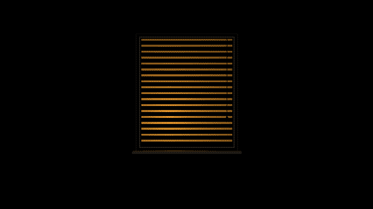 Blinds: A lit room through the slats