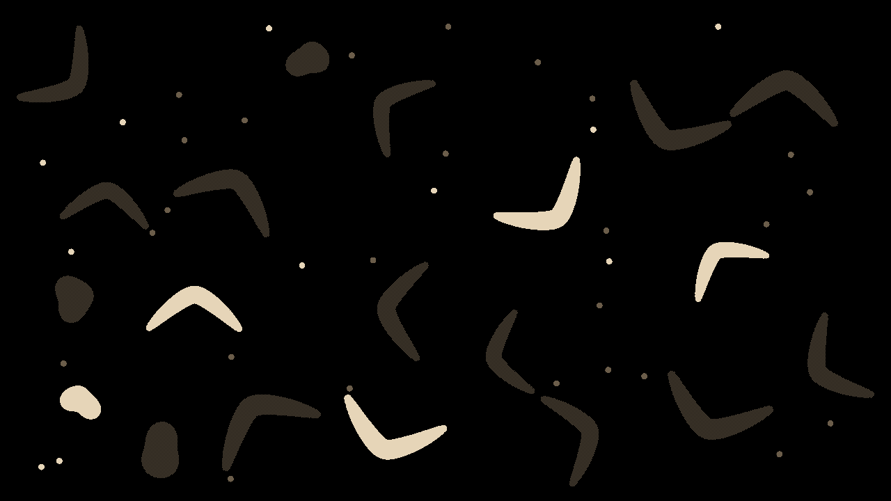 Boomerangs: Formica scatter