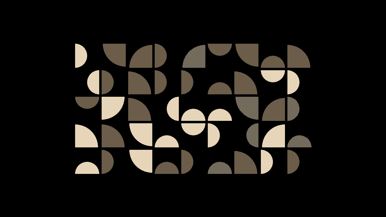 Half circles: Disc tiles