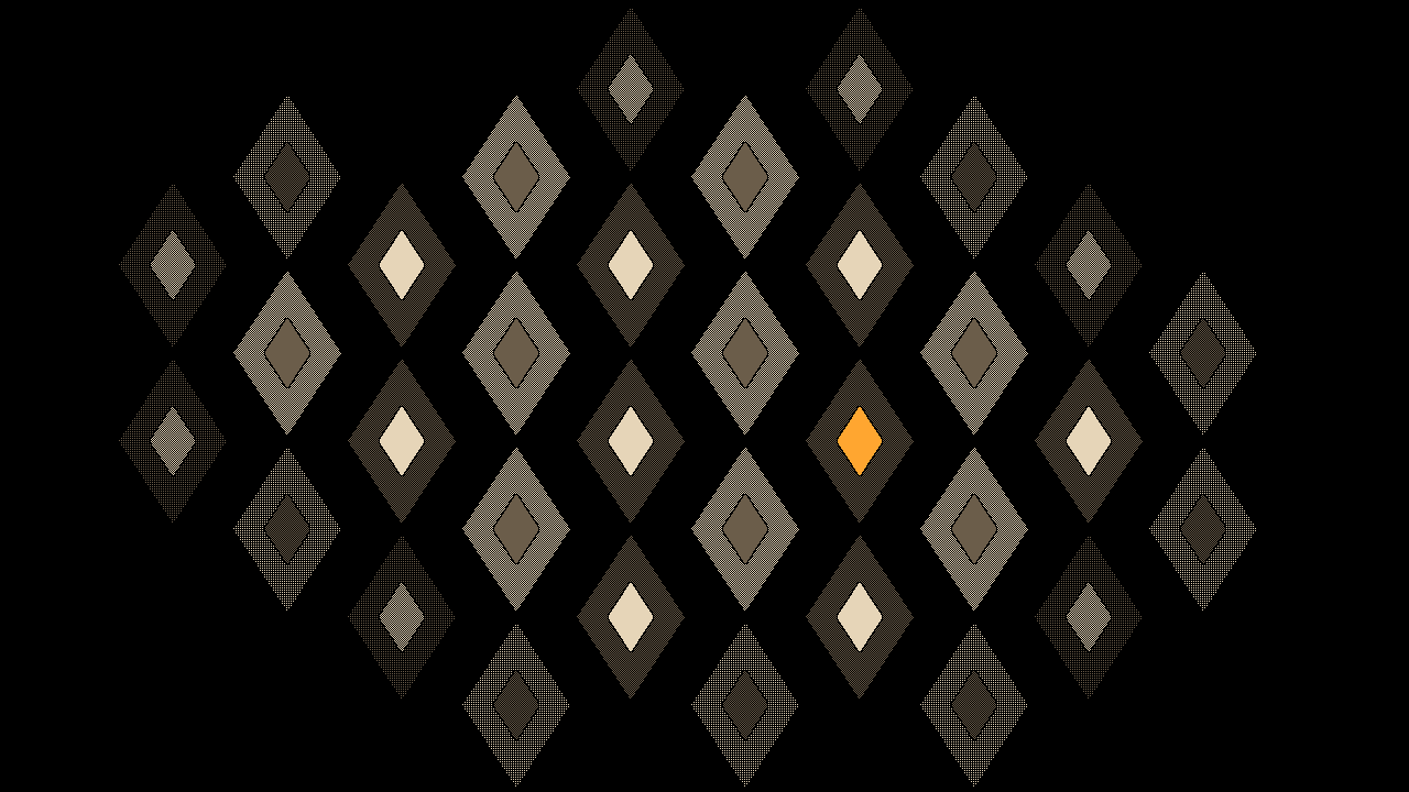 Harlequin: Nested diamonds