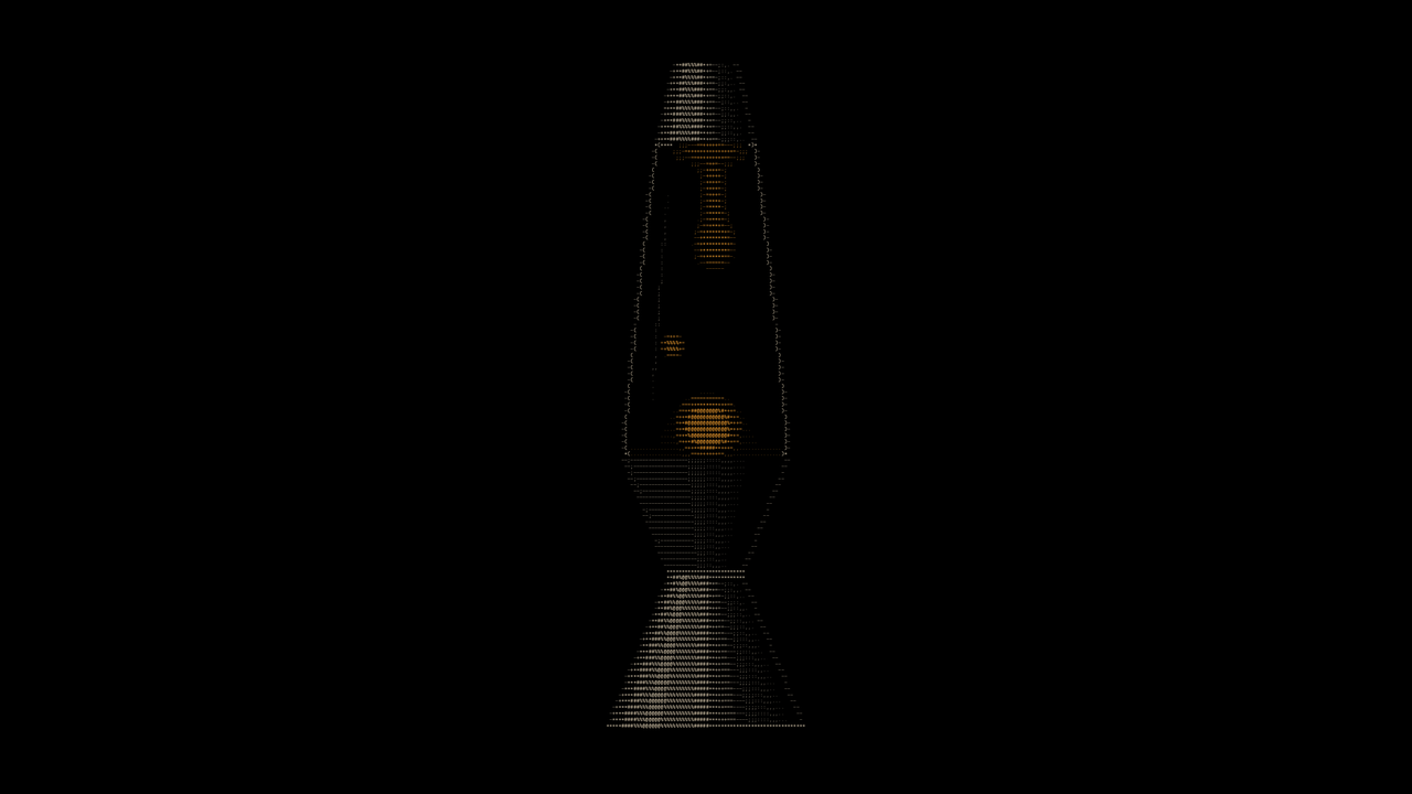 Lava lamp: Wax in glyphs