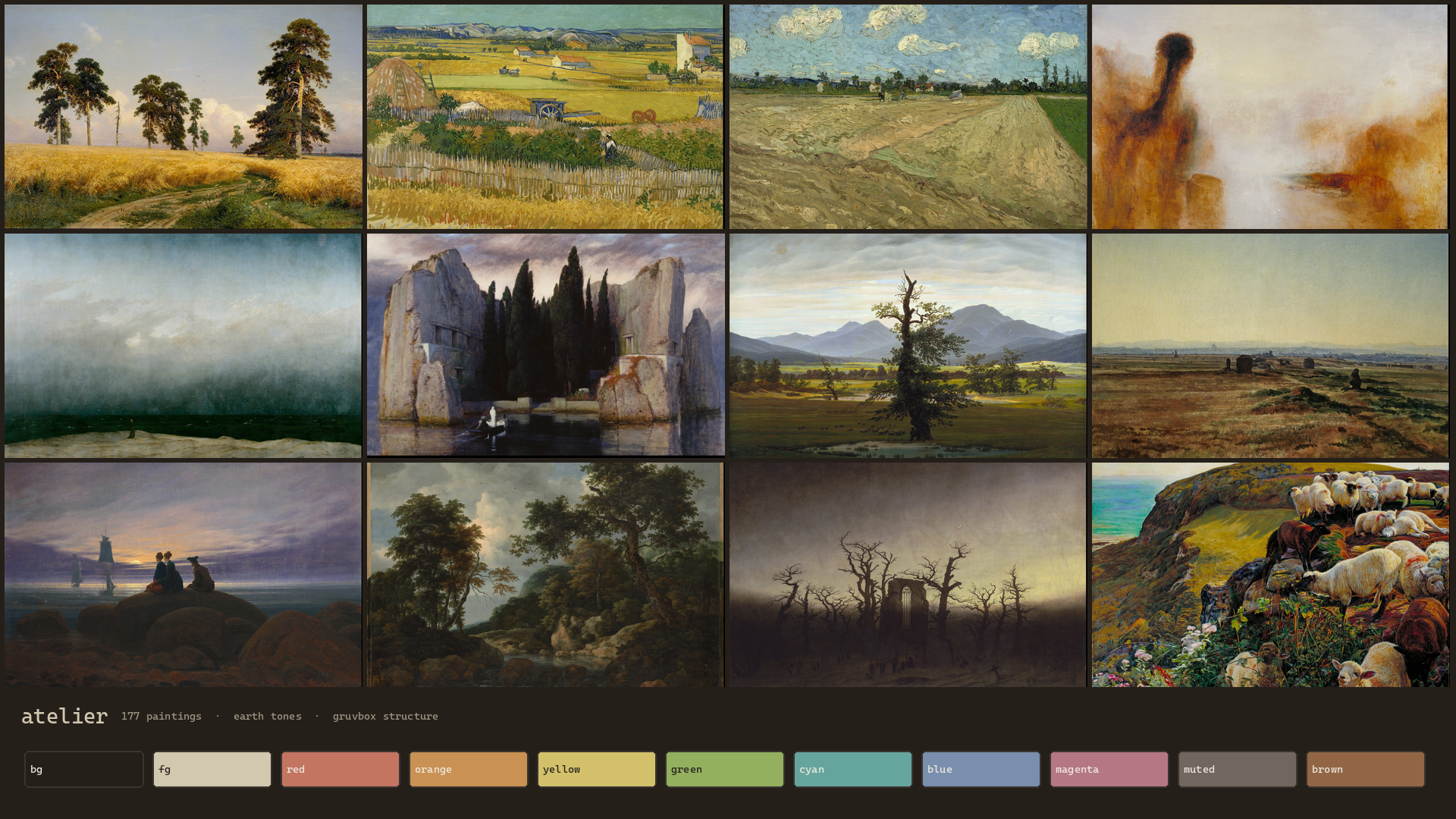 Ochre theme preview