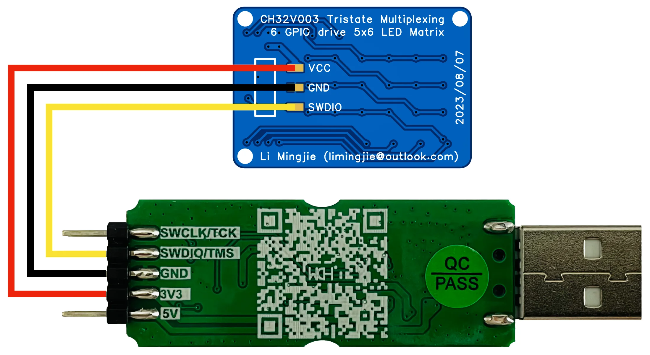 CH32V003 Upload Firmware Wiring