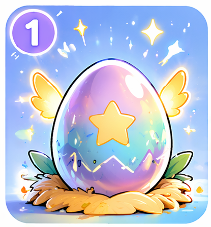 A mystery egg reward